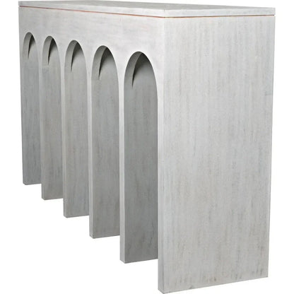 Bridge Rectangular Wood Console Table