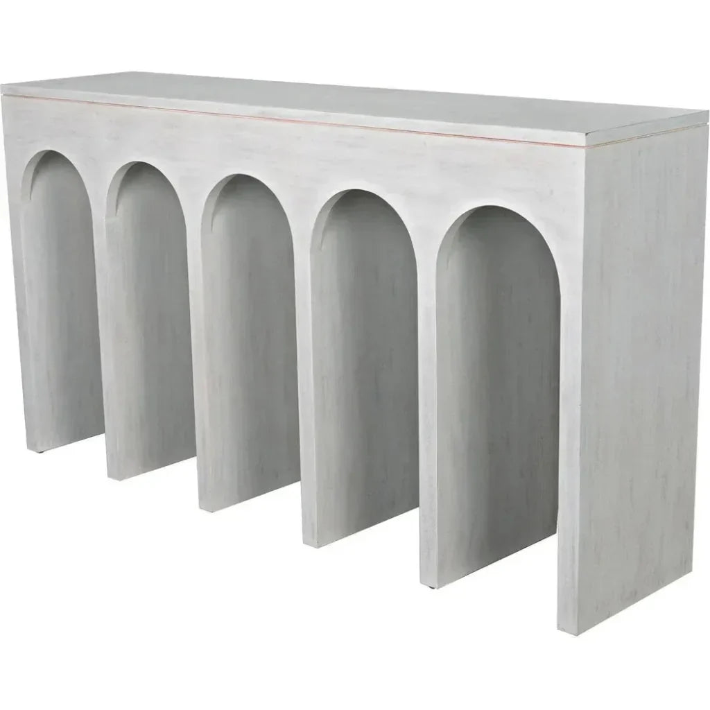 Bridge Rectangular Wood Console Table