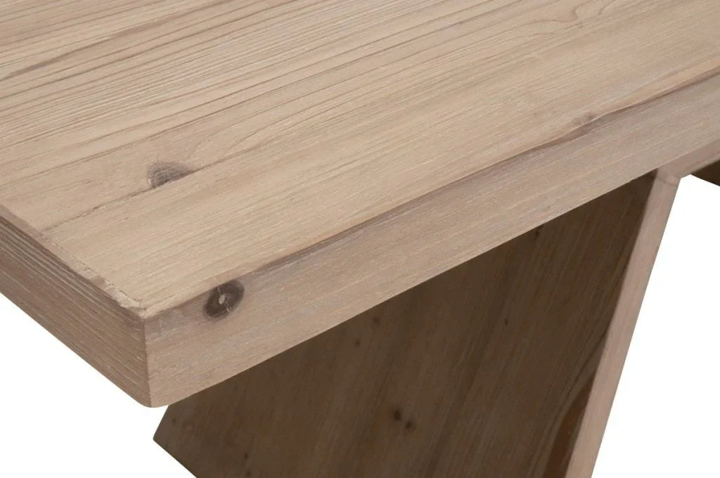 Bridge Wooden Rectangular Dining Table-Dining Tables-Essentials For Living-LOOMLAN