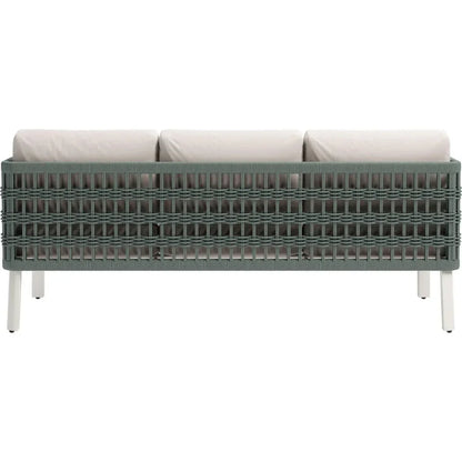 Bridgehampton White Sofa Washable Cushion - LOOMLAN - Zuo Modern - Outdoor Sofas & Loveseats