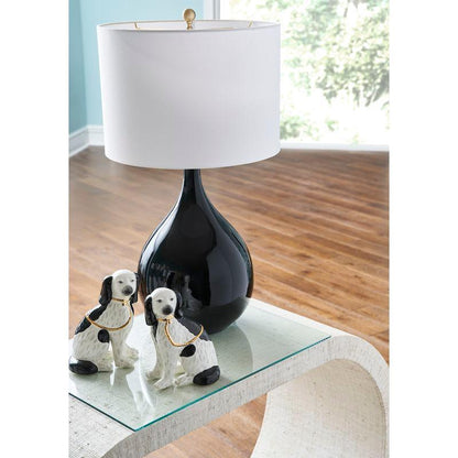 Bridgers Cloth Wrapped White Console Table - LOOMLAN - Chelsea House - Console Tables