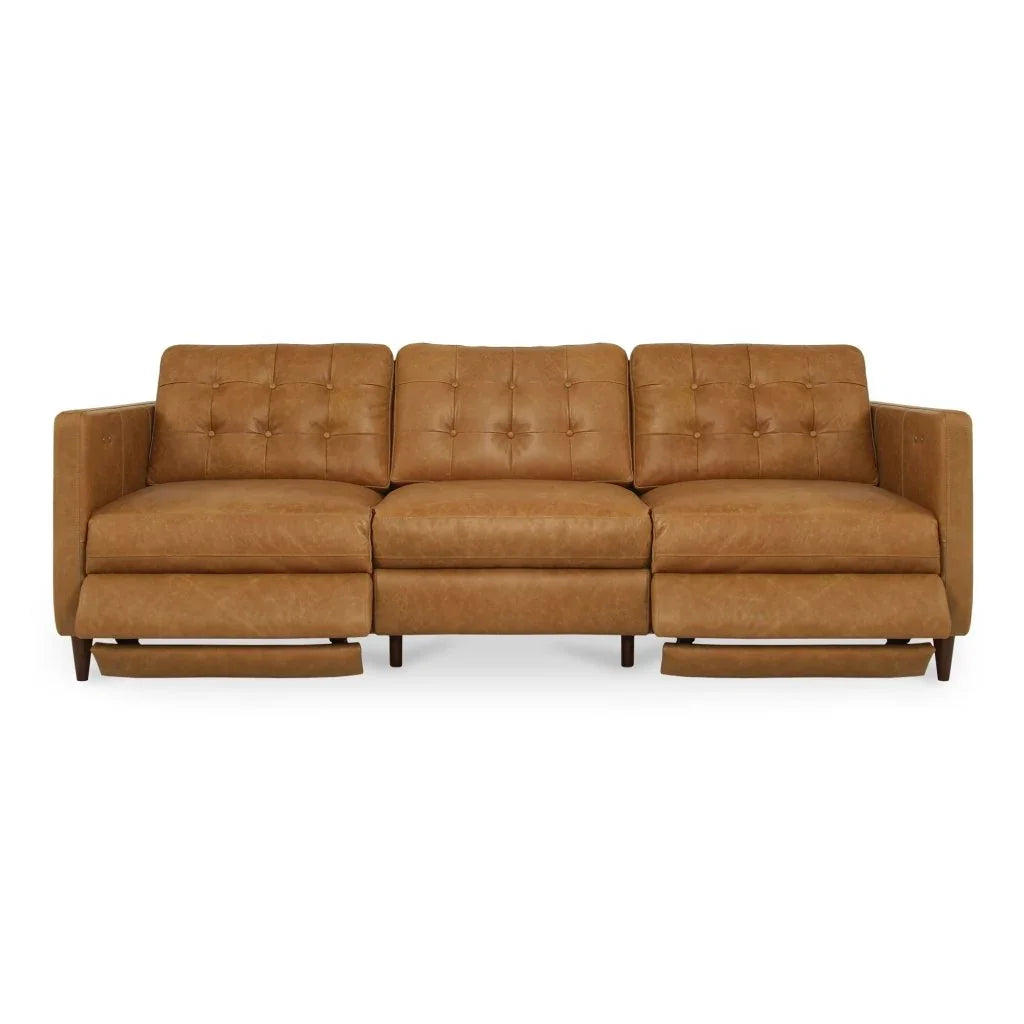 Bridgers Dual Controls Power Recliner Sofa - LOOMLAN - Moe's Home - Sofas & Loveseats