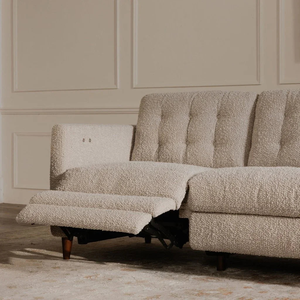 Bridgers Dual Controls Power Recliner Sofa - LOOMLAN - Moe's Home - Sofas & Loveseats