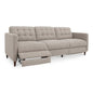 Bridgers Dual Controls Power Recliner Sofa - LOOMLAN - Moe's Home - Sofas & Loveseats