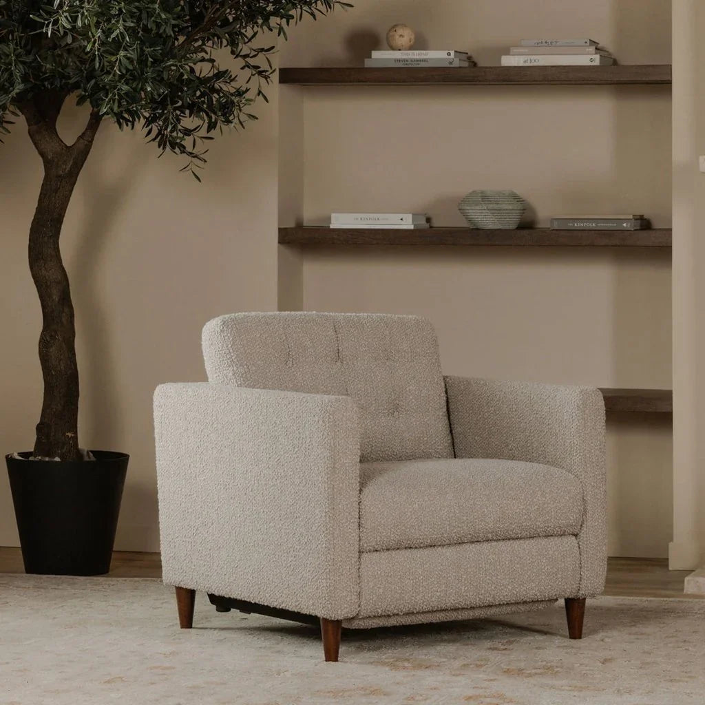 Bridgers Power Motion Footrest Recliner Chair - LOOMLAN - Moe's Home - Club Chairs