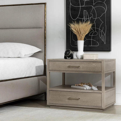 Bridgerton Nightstand Modern With Handles - LOOMLAN - SUNPAN - Nightstands