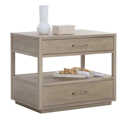 Bridgerton Nightstand Modern With Handles - LOOMLAN - SUNPAN - Nightstands