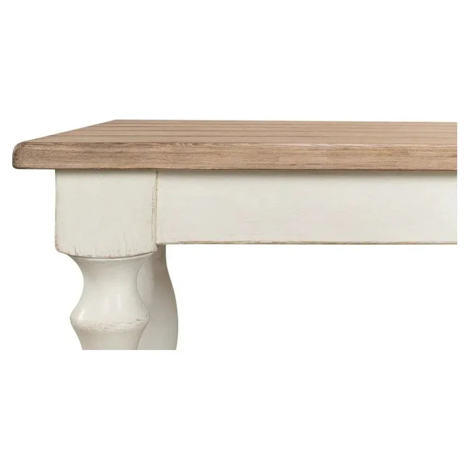 Brie Dining Table Seats 8 People-Dining Tables-Sarreid-LOOMLAN