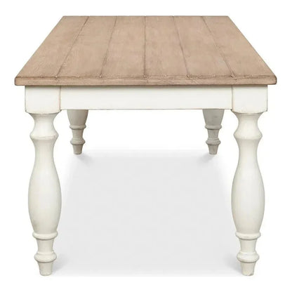 Brie Dining Table Seats 8 People-Dining Tables-Sarreid-LOOMLAN