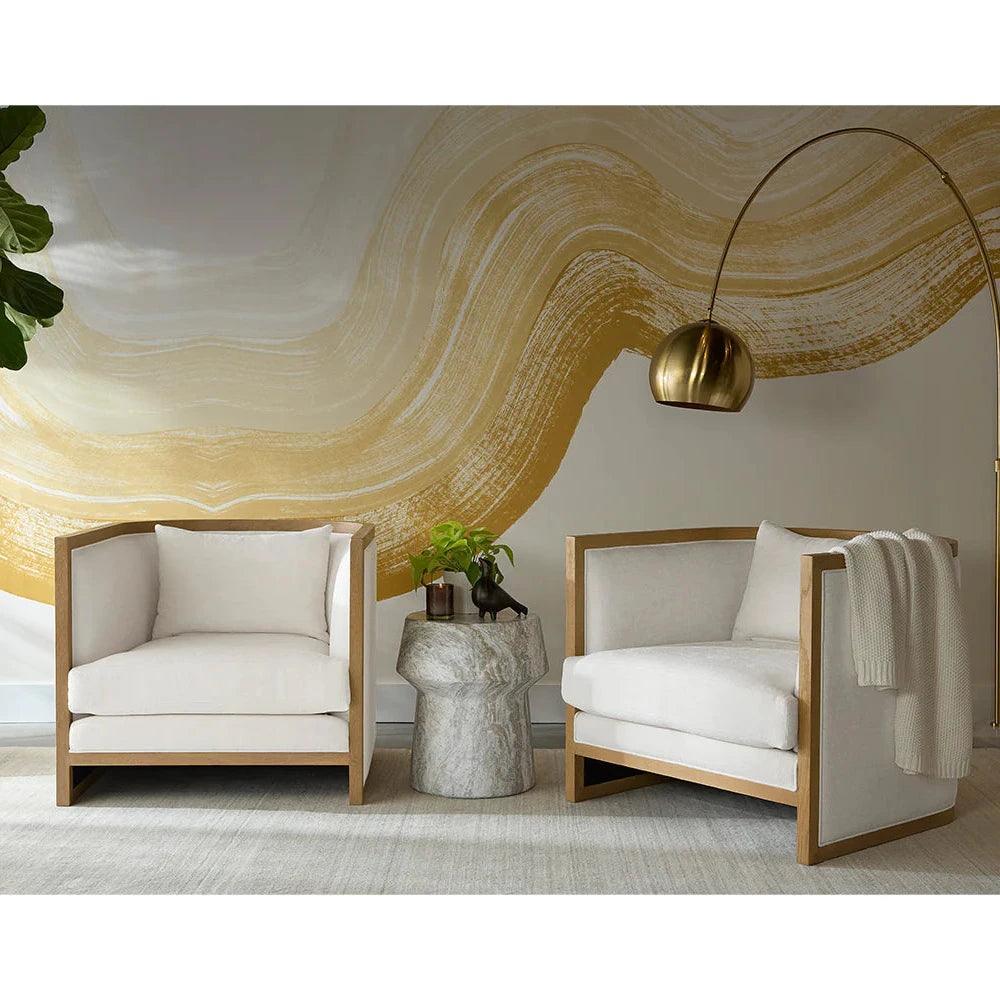 Brie End Table - Contemporary Grey Concrete - LOOMLAN - SUNPAN - Side Tables