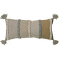 Brie Tan Lumbar Pillow With Down Insert - LOOMLAN - LOOMLAN - Throw Pillows