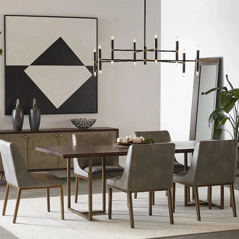 Briggs Chandelier Modern Black Fixture - LOOMLAN - SUNPAN - Chandeliers