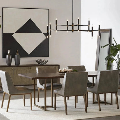 Briggs Chandelier Modern Black Fixture - LOOMLAN - SUNPAN - Chandeliers