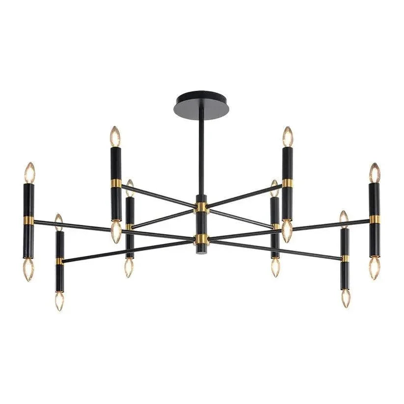 Briggs Chandelier Modern Black Fixture - LOOMLAN - SUNPAN - Chandeliers