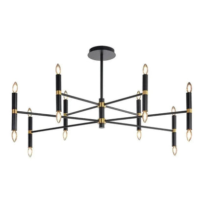 Briggs Chandelier Modern Black Fixture - LOOMLAN - SUNPAN - Chandeliers