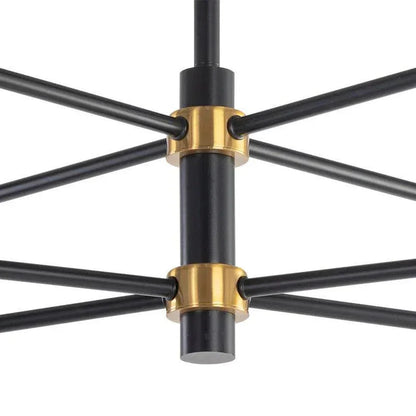 Briggs Chandelier Modern Black Fixture - LOOMLAN - SUNPAN - Chandeliers