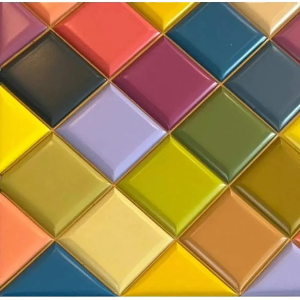 Bright Rainbow Diamond Wood Credenza - LOOMLAN - Victor Betancourt - Sideboards