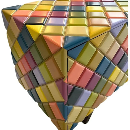 Bright Rainbow Diamond Wood Credenza - LOOMLAN - Victor Betancourt - Sideboards