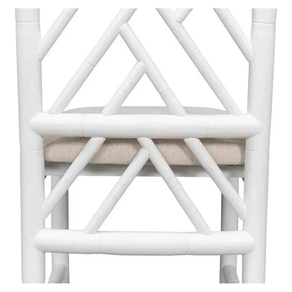 Brighton Bamboo Leather Dining Chair 2PC - LOOMLAN - Sarreid - Dining Chairs