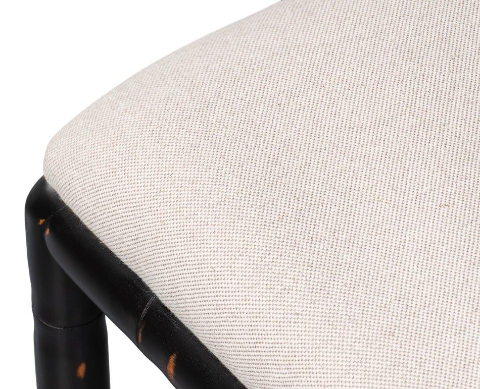 Brighton Wood Black Counter Stool - LOOMLAN - Sarreid - Counter Stools