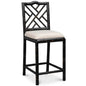 Brighton Wood Black Counter Stool - LOOMLAN - Sarreid - Counter Stools