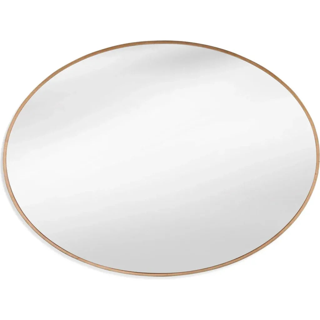 Brigitte Metal Gold Wall Mirror - LOOMLAN - Bassett Mirror - Wall Mirrors