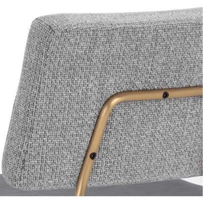 Brinley Counter Stool Modern Black Grey - LOOMLAN - SUNPAN - Counter Stools