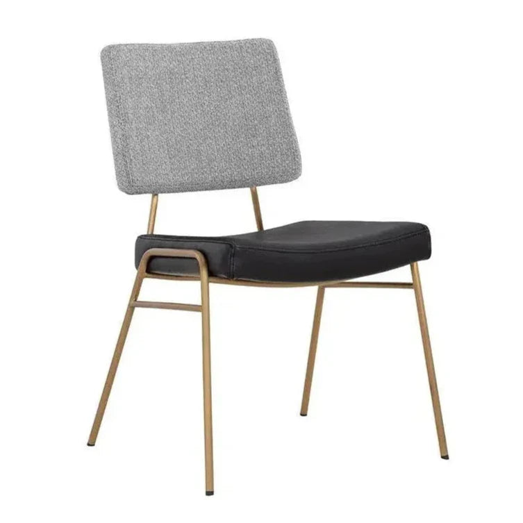 Brinley Leather Armless Dining Chair - LOOMLAN - SUNPAN - Dining Chairs