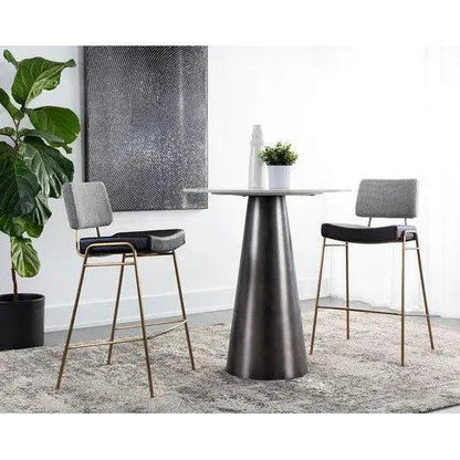 Brinley Leather Armless Dining Chair - LOOMLAN - SUNPAN - Dining Chairs