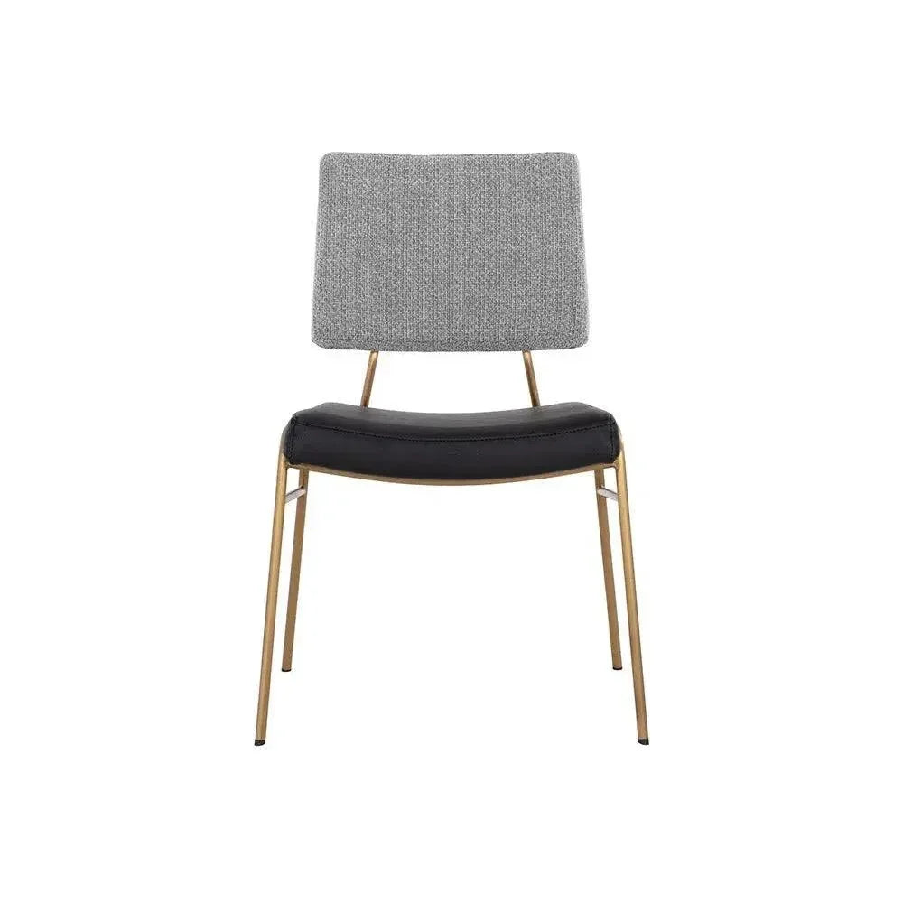 Brinley Leather Armless Dining Chair - LOOMLAN - SUNPAN - Dining Chairs