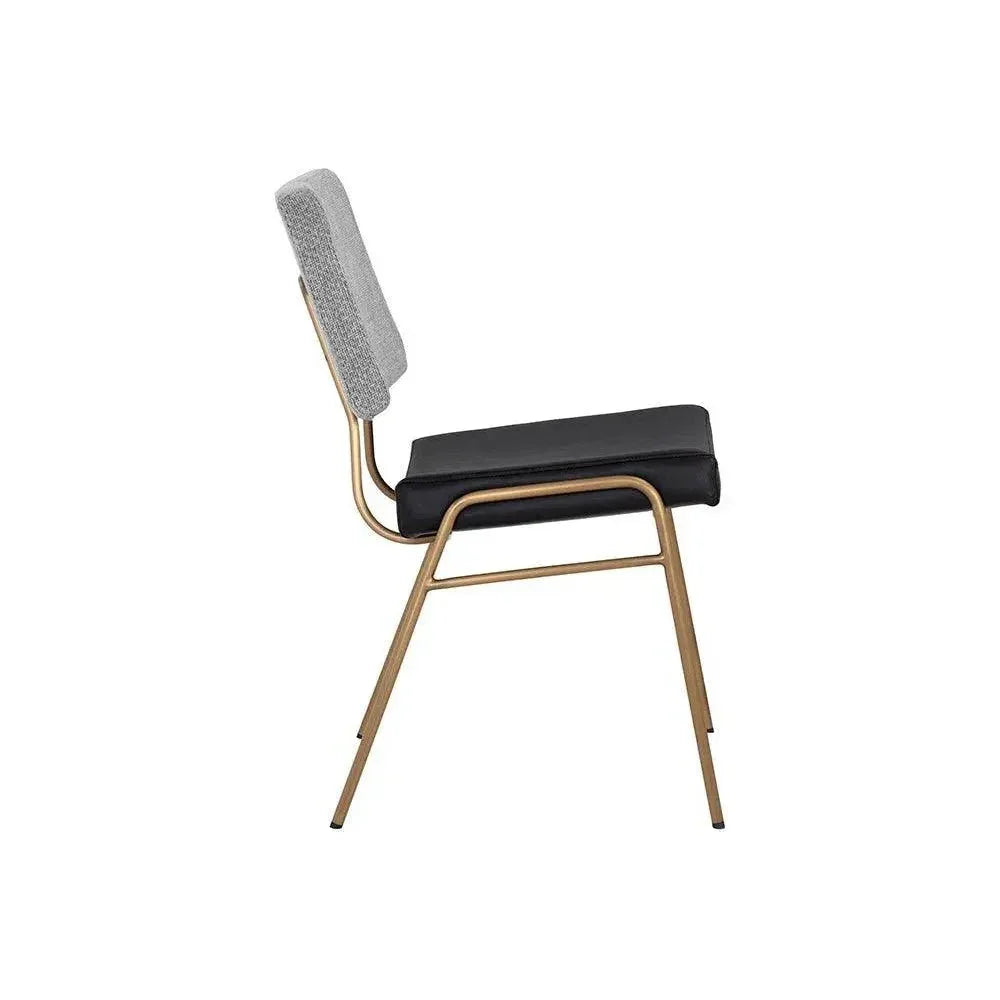 Brinley Leather Armless Dining Chair - LOOMLAN - SUNPAN - Dining Chairs