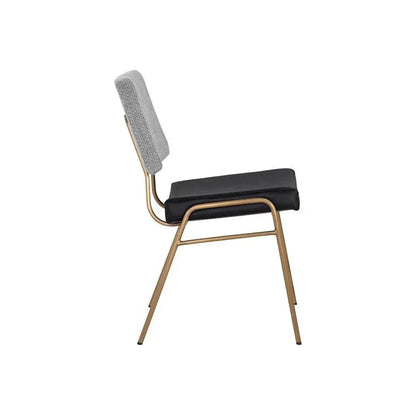 Brinley Leather Armless Dining Chair - LOOMLAN - SUNPAN - Dining Chairs