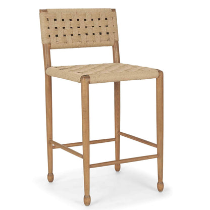 Brinley Woven Paper Rope Counter Stool