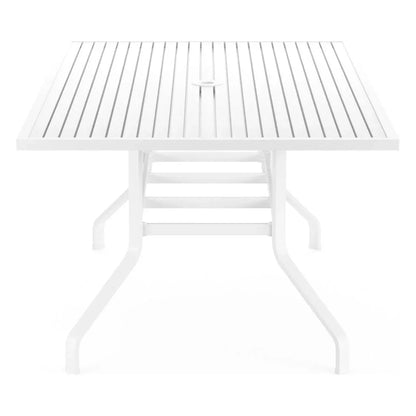 Bristol Aluminum Outdoor Dining Table-Outdoor Dining Tables-Sunset West-LOOMLAN