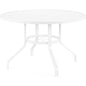 Bristol Aluminum Round Outdoor Dining Table-Outdoor Dining Tables-Sunset West-LOOMLAN