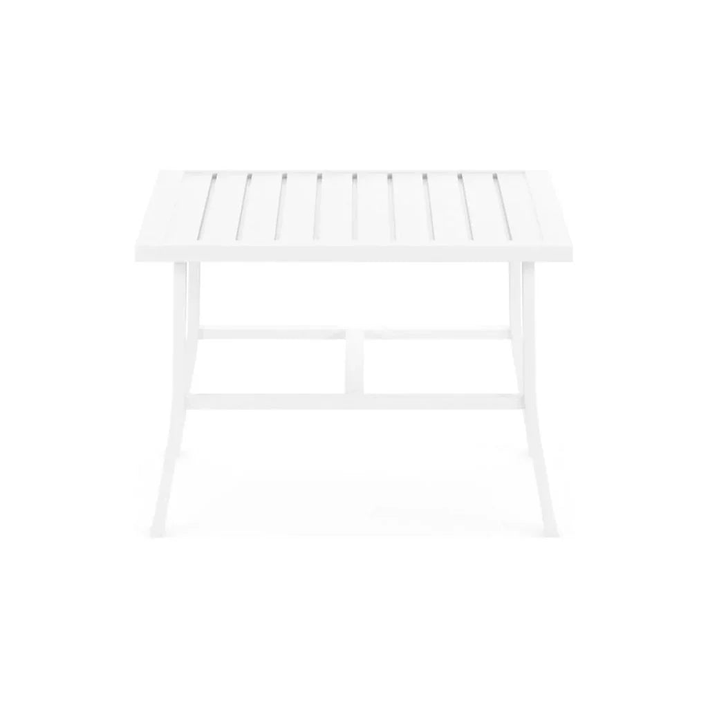 Bristol Aluminum Square Outdoor End Table - LOOMLAN - Sunset West - Outdoor Side Tables