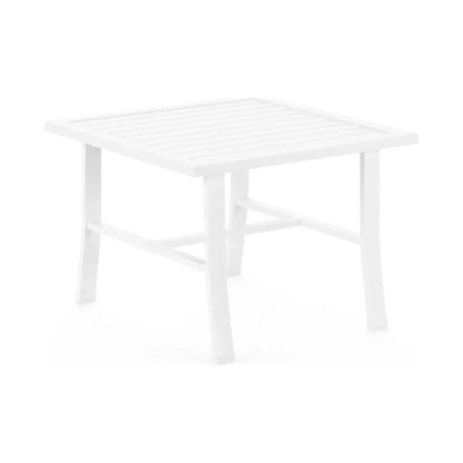 Bristol Aluminum Square Outdoor End Table - LOOMLAN - Sunset West - Outdoor Side Tables