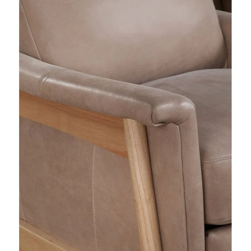 Bristol Leather Ultimate Comfort Recliner - LOOMLAN - Olivia + Quinn - Club Chairs