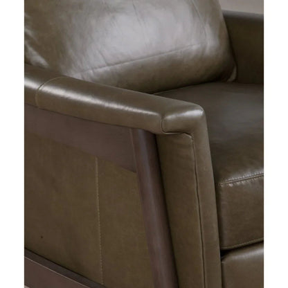 Bristol Leather Ultimate Comfort Recliner - LOOMLAN - Olivia + Quinn - Club Chairs