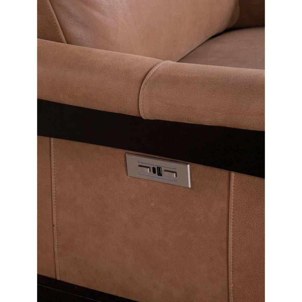 Bristol Leather Ultimate Comfort Recliner - LOOMLAN - Olivia + Quinn - Club Chairs