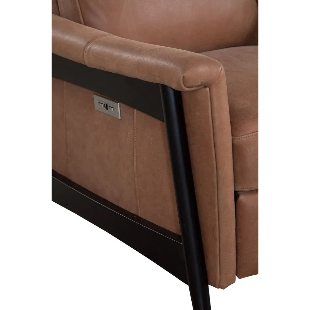 Bristol Leather Ultimate Comfort Recliner - LOOMLAN - Olivia + Quinn - Club Chairs