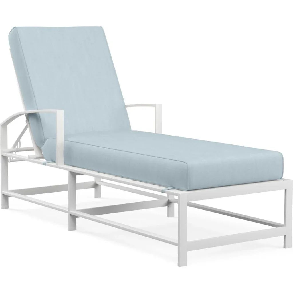 Bristol Sunbrella Outdoor Chaise-Outdoor Chaises-Sunset West-Canvas Skyline-LOOMLAN