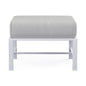 Bristol Sunbrella Outdoor Ottoman-Outdoor Ottomans-Sunset West-Canvas Granite-LOOMLAN