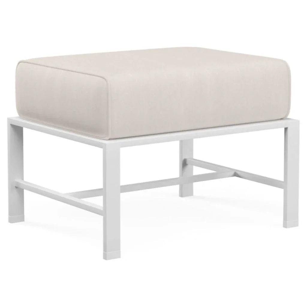 Bristol Sunbrella Outdoor Ottoman-Outdoor Ottomans-Sunset West-LOOMLAN