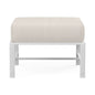Bristol Sunbrella Outdoor Ottoman-Outdoor Ottomans-Sunset West-Canvas Natural-LOOMLAN