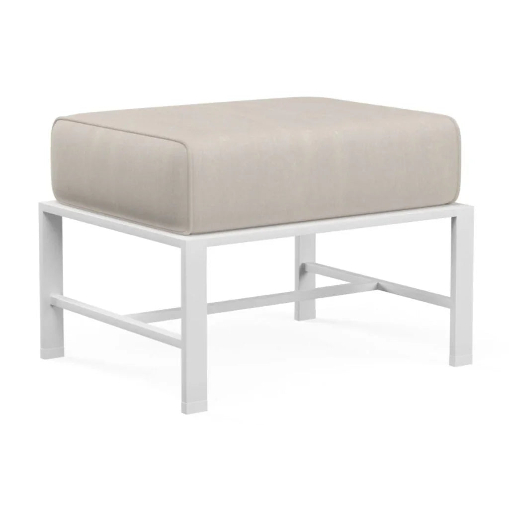 Bristol Sunbrella Outdoor Ottoman-Outdoor Ottomans-Sunset West-LOOMLAN