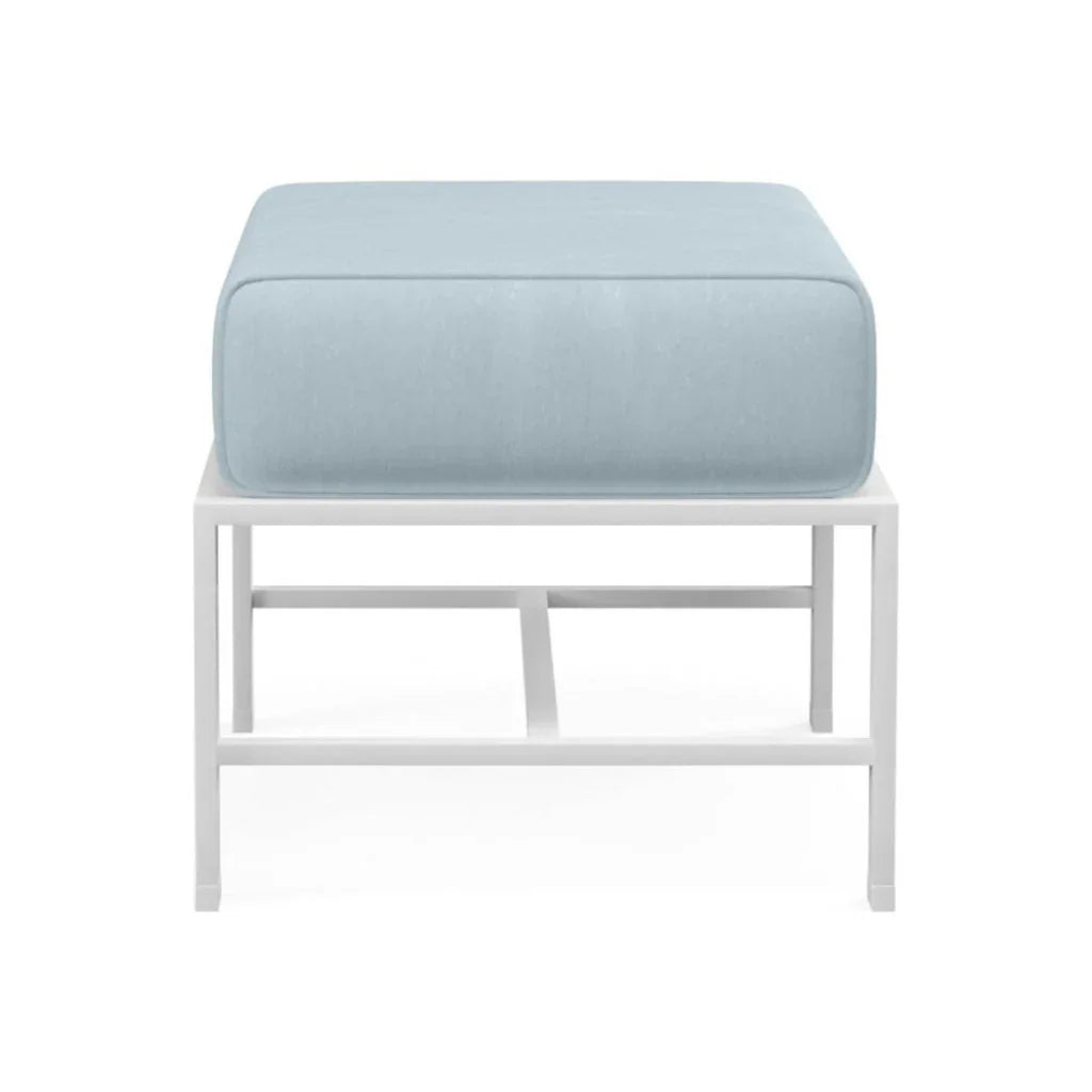 Bristol Sunbrella Outdoor Ottoman-Outdoor Ottomans-Sunset West-LOOMLAN