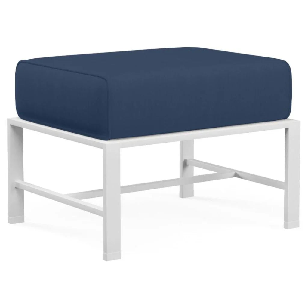 Bristol Sunbrella Outdoor Ottoman-Outdoor Ottomans-Sunset West-LOOMLAN