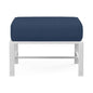 Bristol Sunbrella Outdoor Ottoman-Outdoor Ottomans-Sunset West-Spectrum Indigo-LOOMLAN