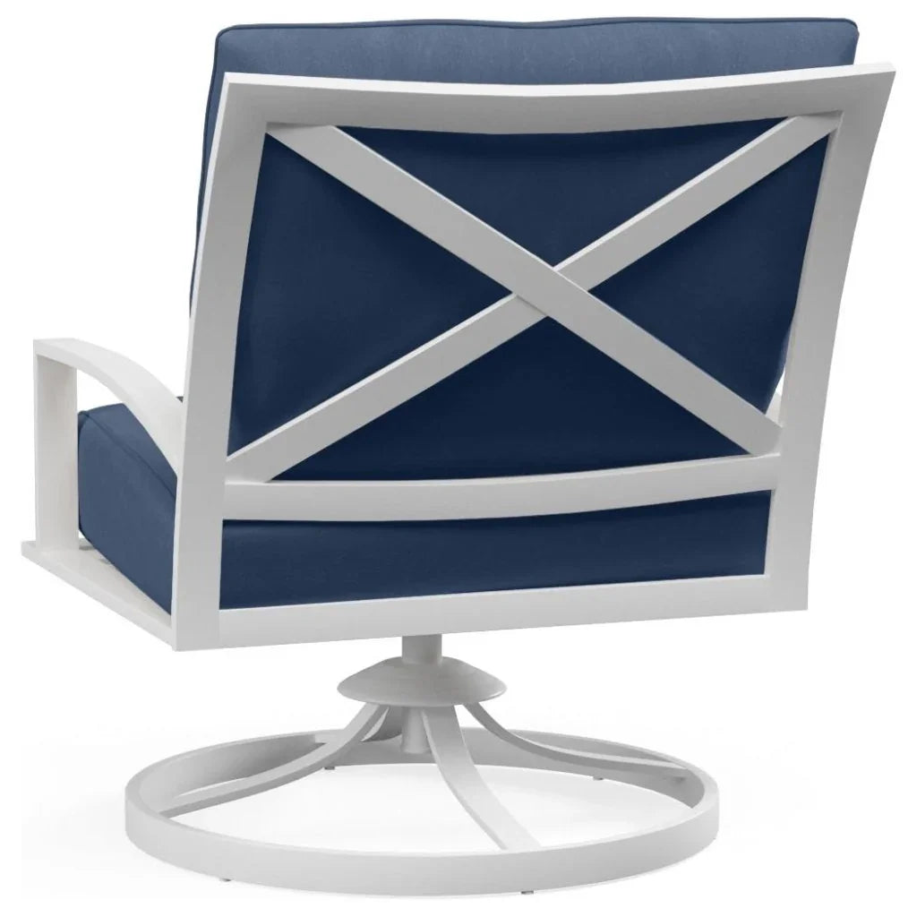 Bristol Sunbrella Swivel Outdoor Accent Chair-Outdoor Accent Chairs-Sunset West-LOOMLAN